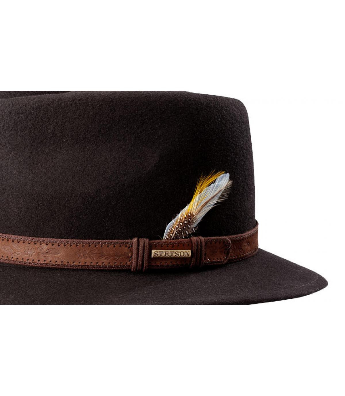 Merced dark brown Stetson Merced dark brown Stetson